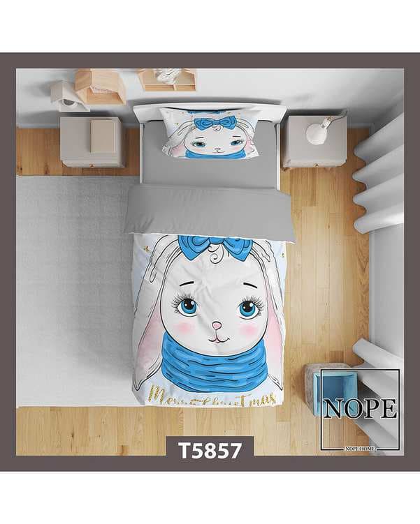 سرویس لحاف روتختی کودک یک نفره 5 تکه نوپه هوم Nopehome طرح فانتزی کد T5857