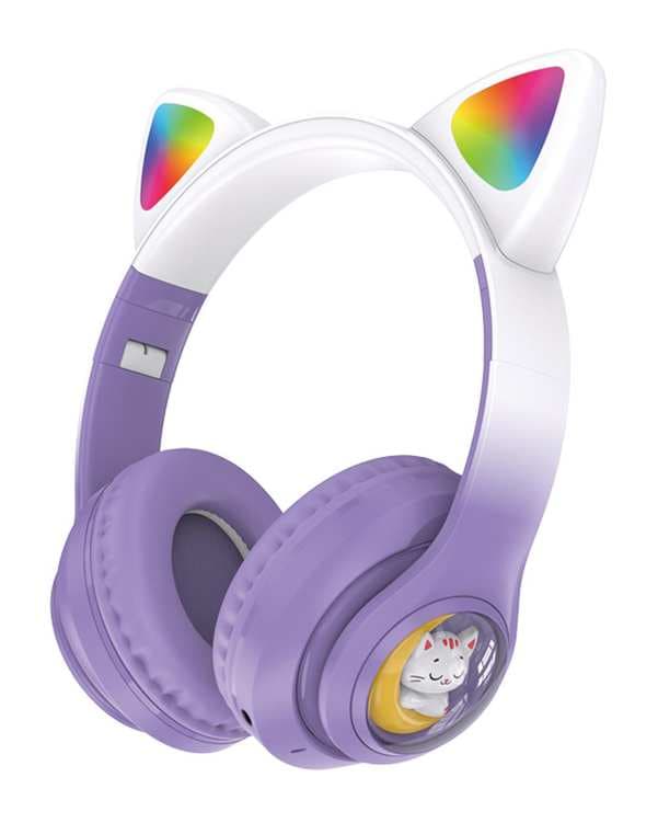 هدست وایرلس بنفش کاکوسیگا Kakusiga مدل KSC-1118 سری QILE