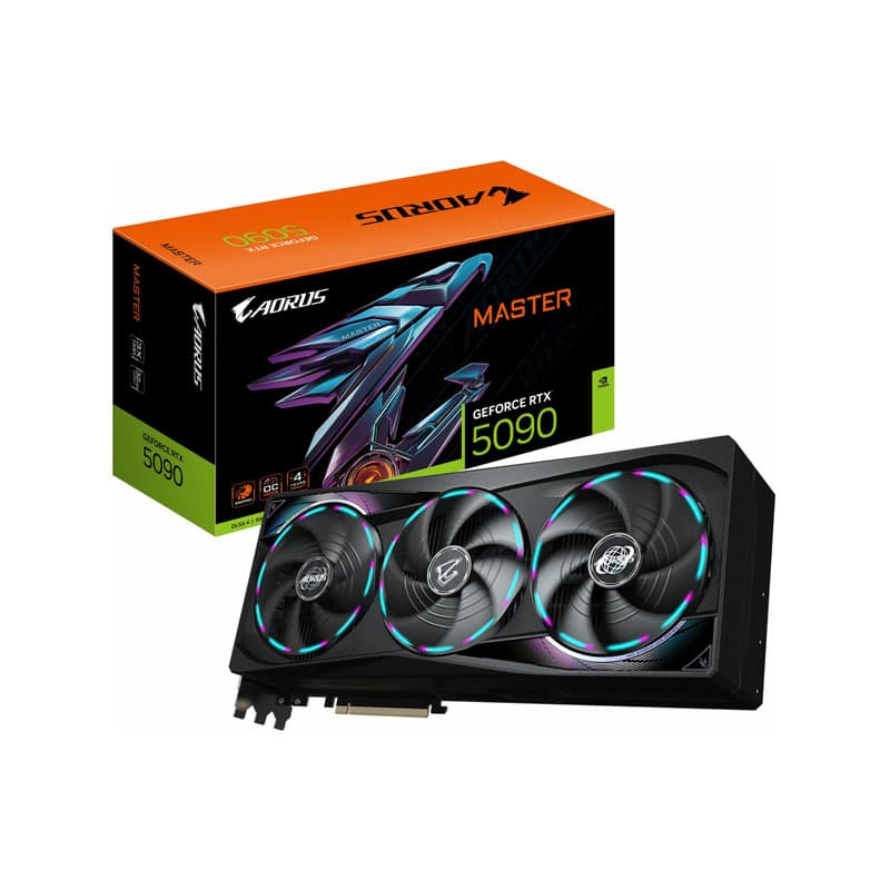 کارت گرافیک گیگابایت مدل AORUS GeForce RTX 5090 MASTER 32G