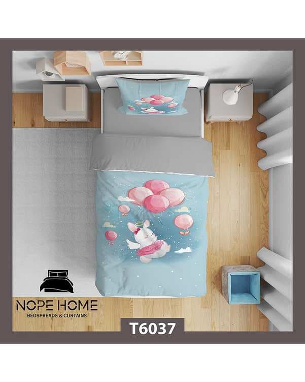 سرویس لحاف روتختی کودک یک نفره 5 تکه نوپه هوم Nopehome طرح فانتزی کد T6037