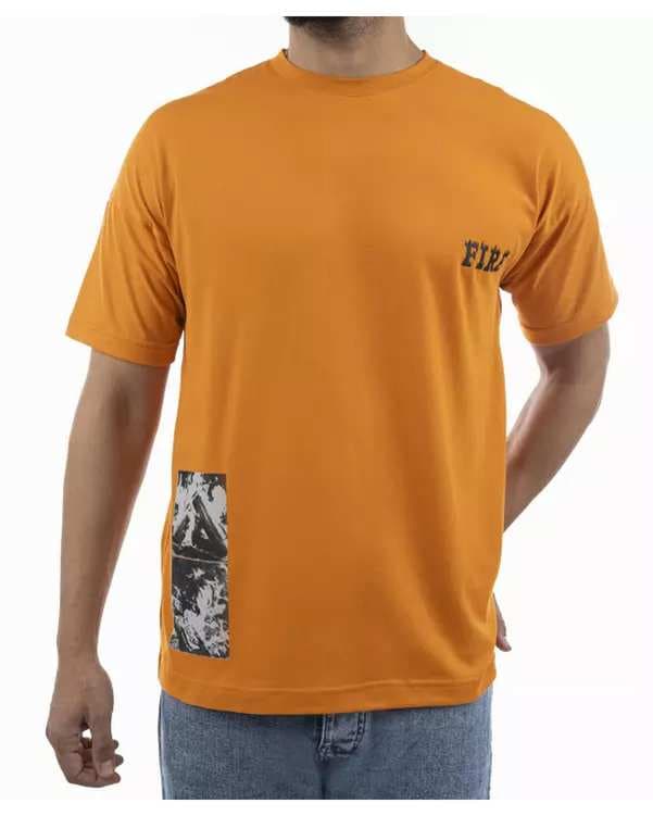 تی شرت مردانه یقه گرد لیوایرن Lioiren مدل Fire