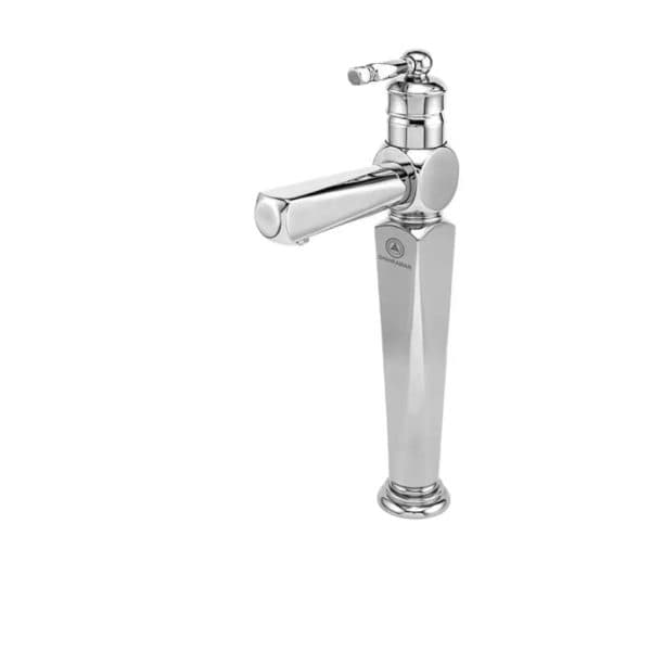 شیر روشویی پایه بلند قهرمان مدل ارس کروم