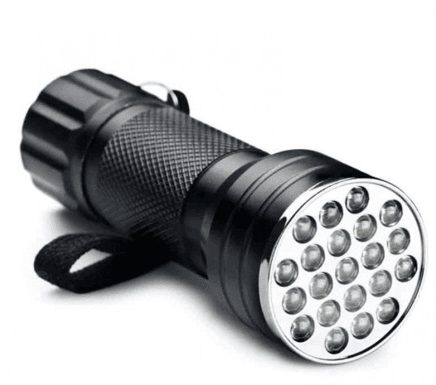 دستگاه یو وی لاک خشک کن چراغ قوه ای 36 وات باتری خور سر بزرگ