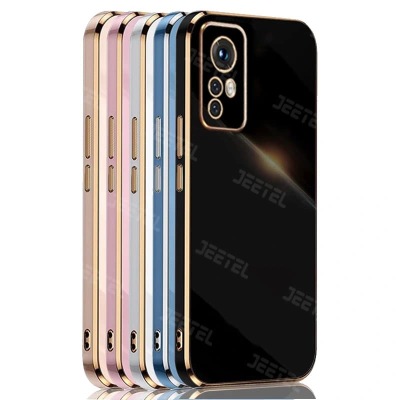 کاور مای کیس گلدلاین برای Xiaomi 12 Lite (الکتروپلیتینگ 6D اورجینال)