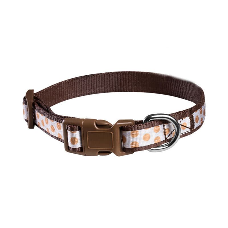 قلاده گردنی تسمه ای مخصوص سگ نیناپت مدل توپی بدون لید سایز 2