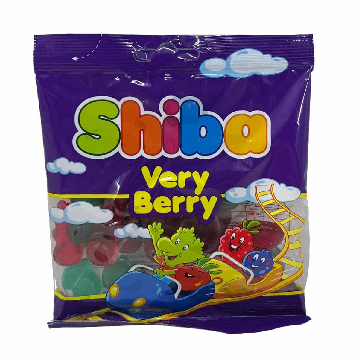 پاستیل میوه ای مدل وری بری شیبا 90 گرم