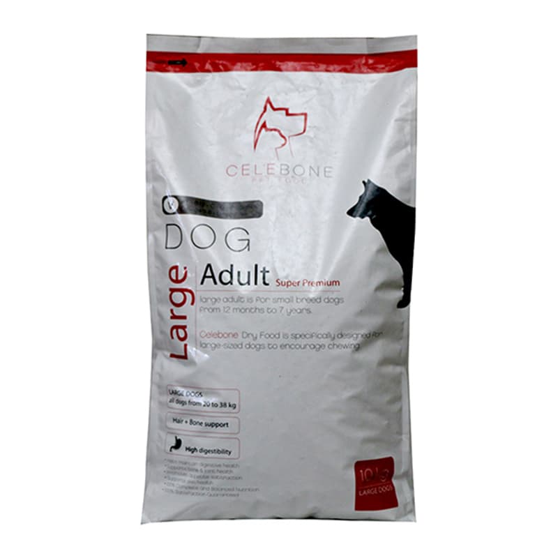 غذای خشک سگ بالغ سلبن مدل نژاد بزرگ وزن 10 کیلوگرم