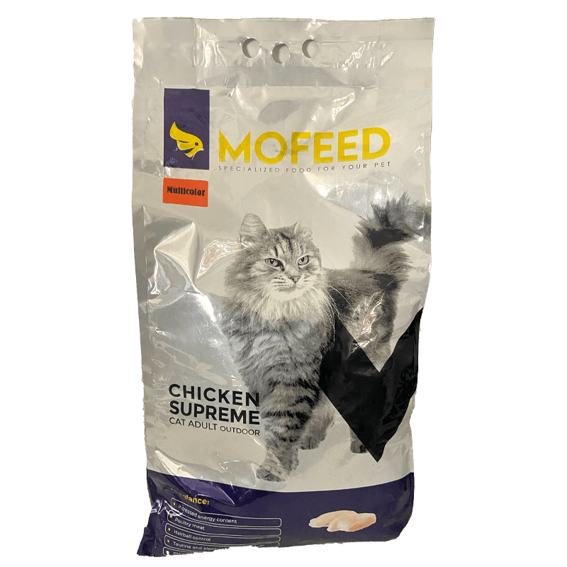 غذای خشک گربه مولتی کالر مفید مدل مرغ وزن 8 کیلوگرم