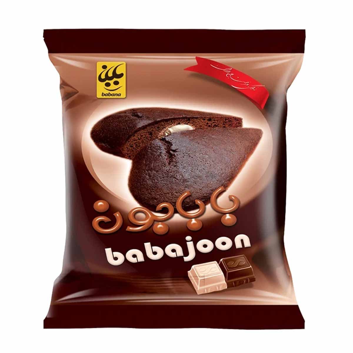 کیک قلبی کاکائویی با مغز کرم شیری باباجون 35 گرم