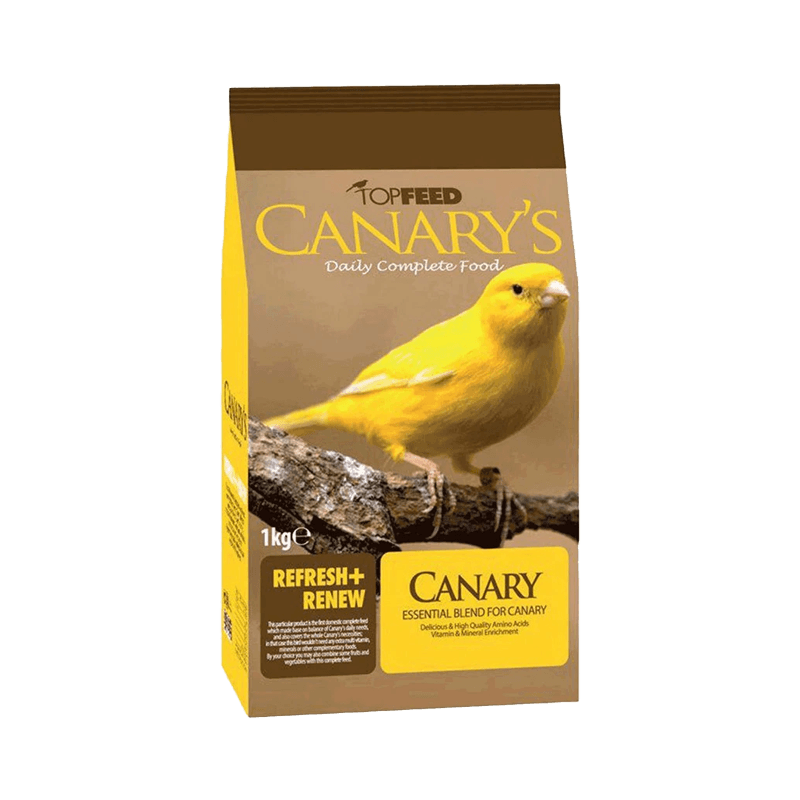 غذای خشک قناری تاپ فید مدل پلت وزن 1 کیلوگرم