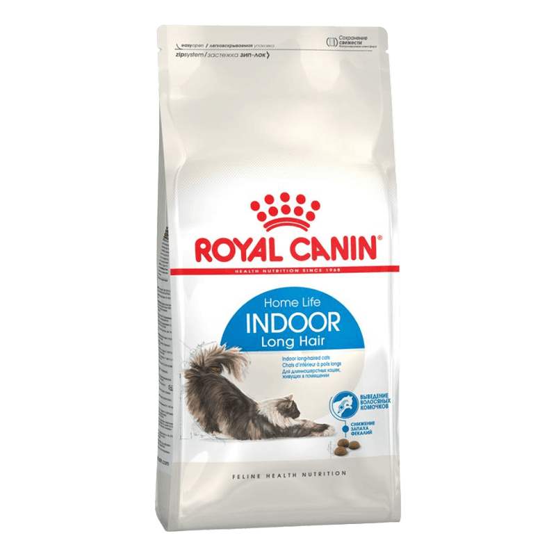 غذای خشک گربه های مو بلند خانگی رویال کنین وزن 2 کیلوگرم