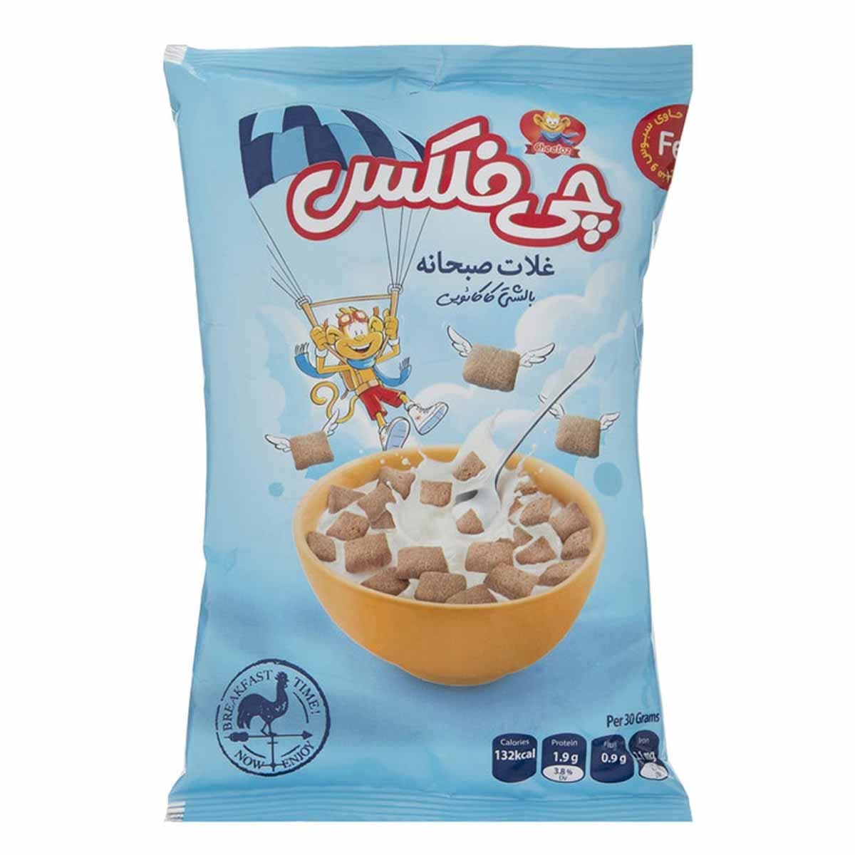 چی فلکس (چی پف) بالشتی مغزدار شکلاتی چی توز 55 گرم