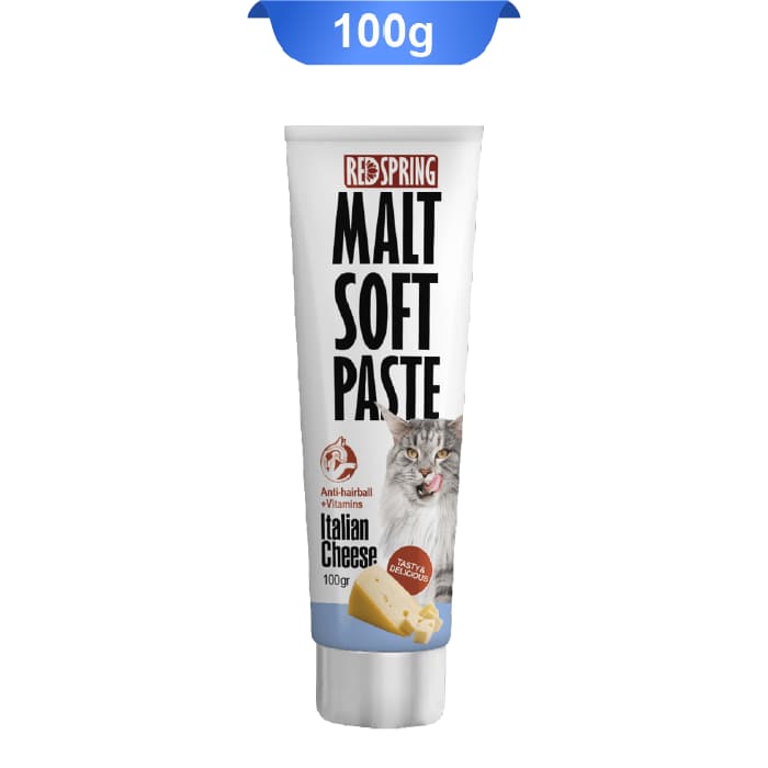 خمیر مالت گربه طعم پنیر رد اسپرینگ (RedSpring) وزن 100 گرم