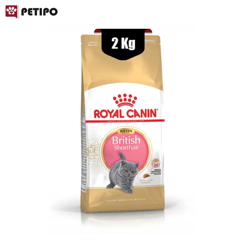 غذای خشک بچه گربه مو کوتاه بریتیش رویال کنین وزن ۲ کیلوگرم