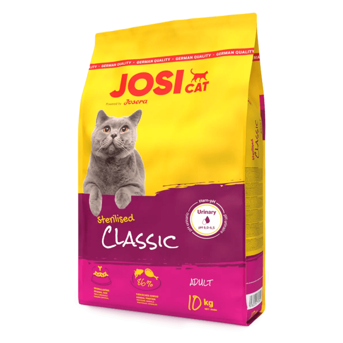 غذای خشک گربه عقیم شده کلاسیک استریلایزد جوسرا (Josera Classic Sterilised) وزن 10 کیلوگرم