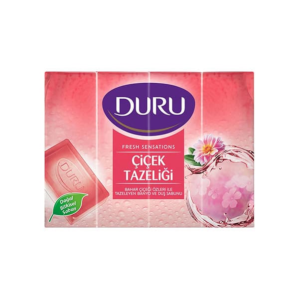 صابون دورو برای بدن رایحه گل های بهاری بسته 4 عددی