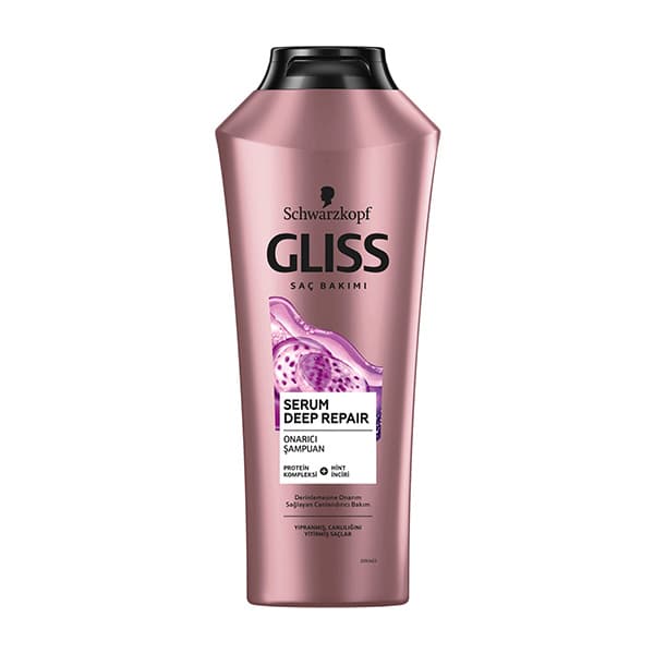 شامپو گلیس بنفش احیا کننده مو حجم 500 میلی لیتر