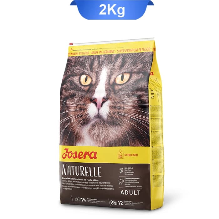 غذای خشک گربه عقیم شده جوسرا نیچرله وزن 2 کیلوگرم Naturelle Josera