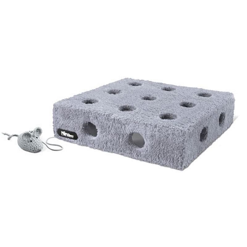 جعبه بازی مخصوص گربه نیناپت مدل پنیری سایز 2