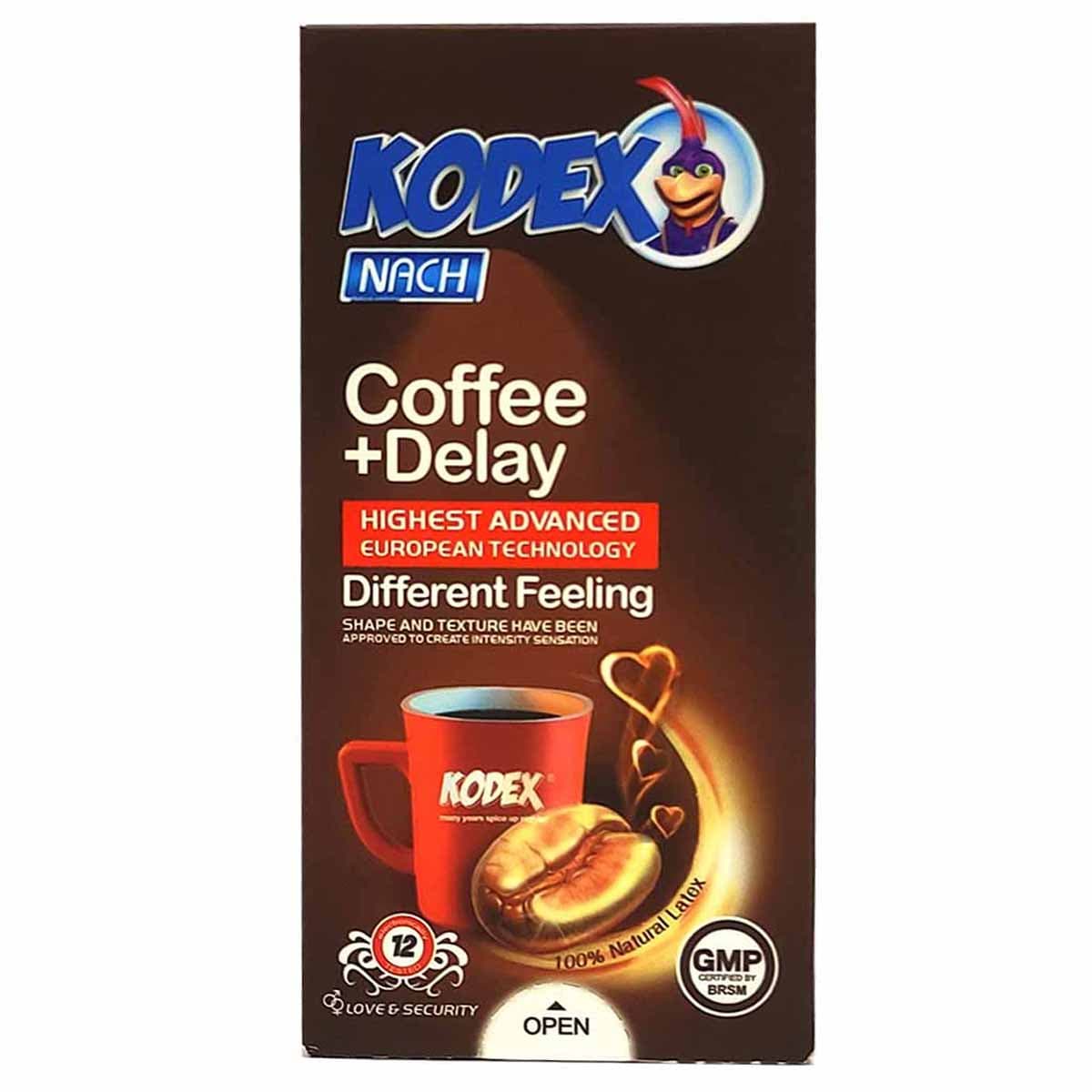 کاندوم تاخیری قهوه کدکس Kodex مدل Coffee Delay