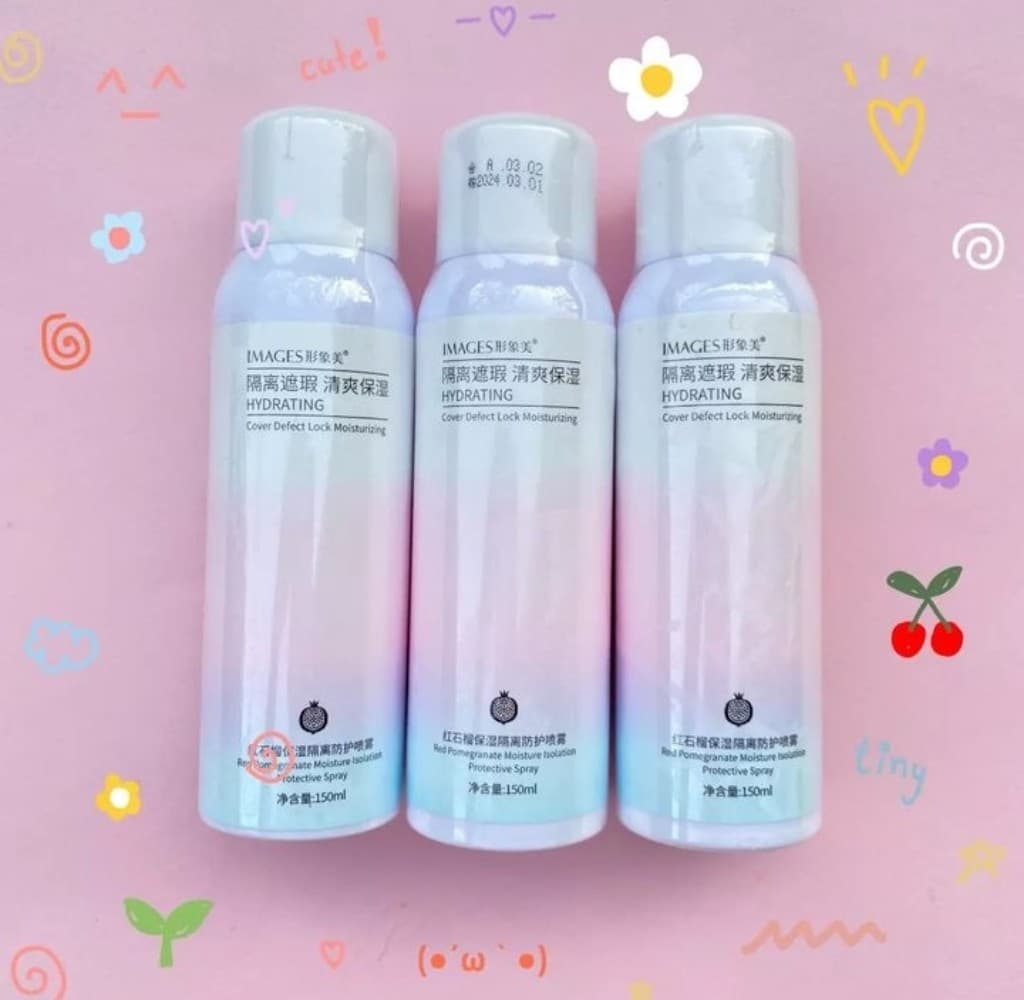 اسپری ضدآفتاب و روشن کننده حجم ۱۵۰ میل مناسب صورت و بدن