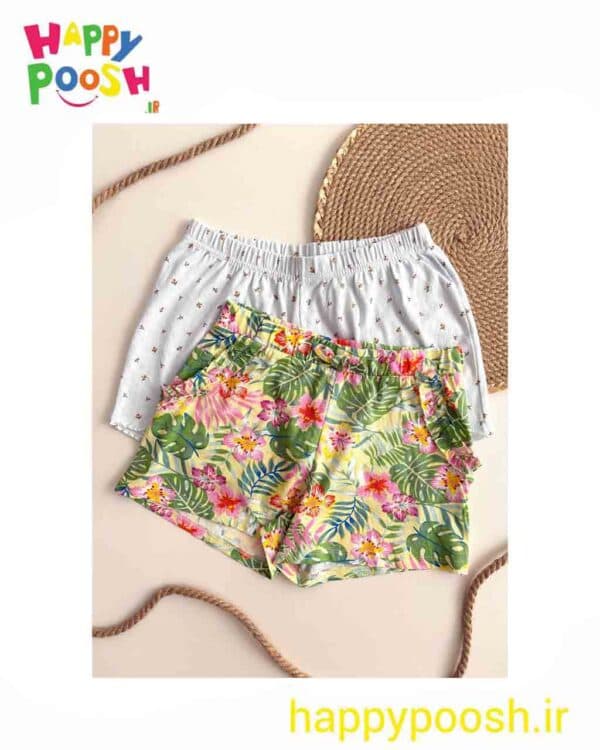 شلوارک نخی دخترانه