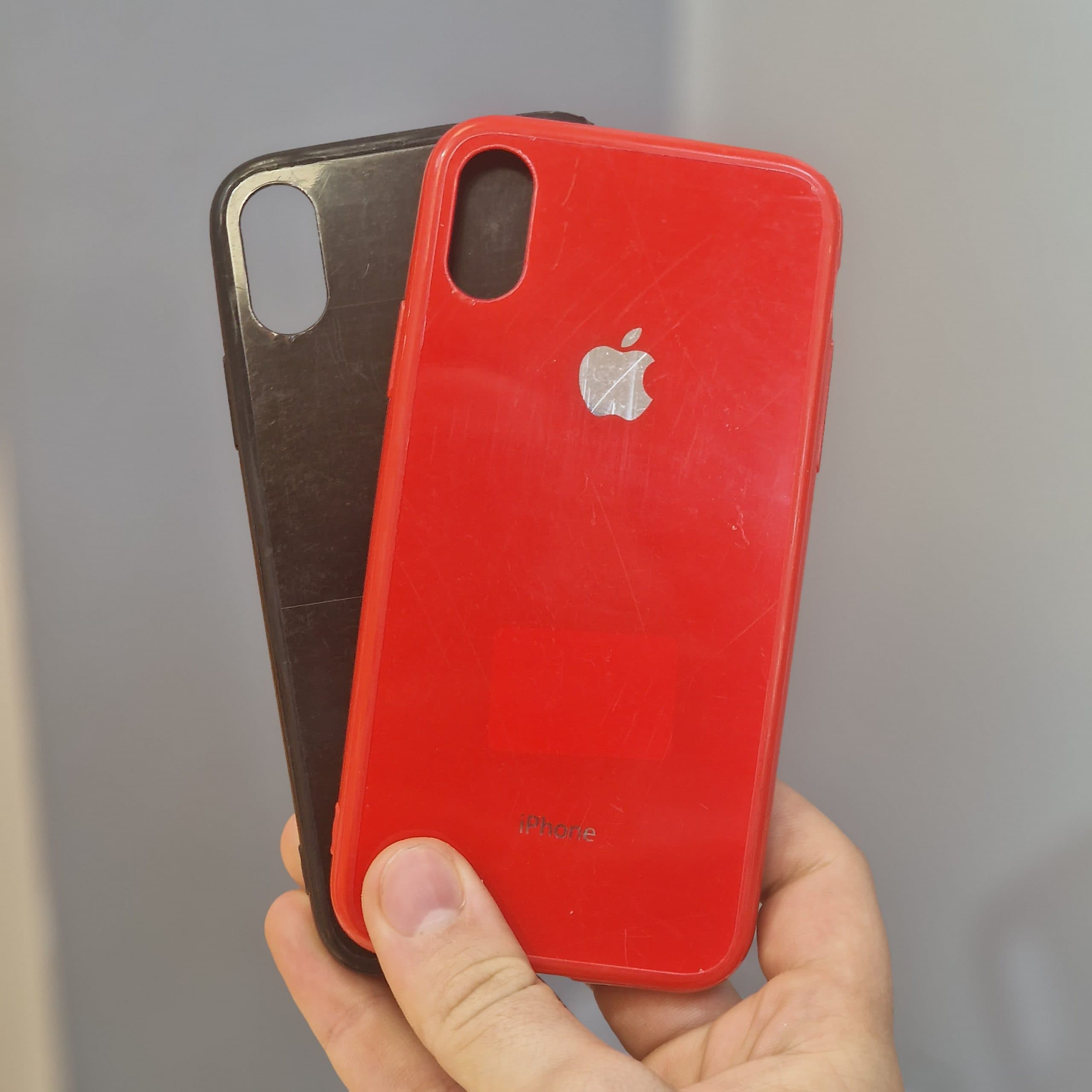 قاب سیلیکونی آیفون x براق