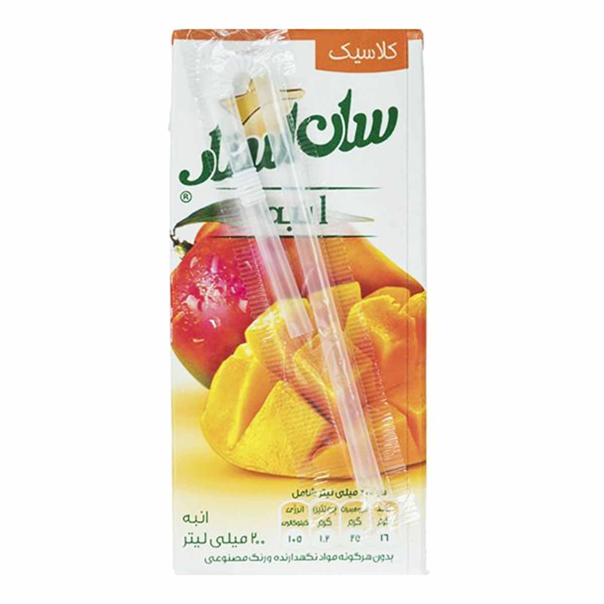 آبمیوه انبه سان استار 200 میلی لیتر