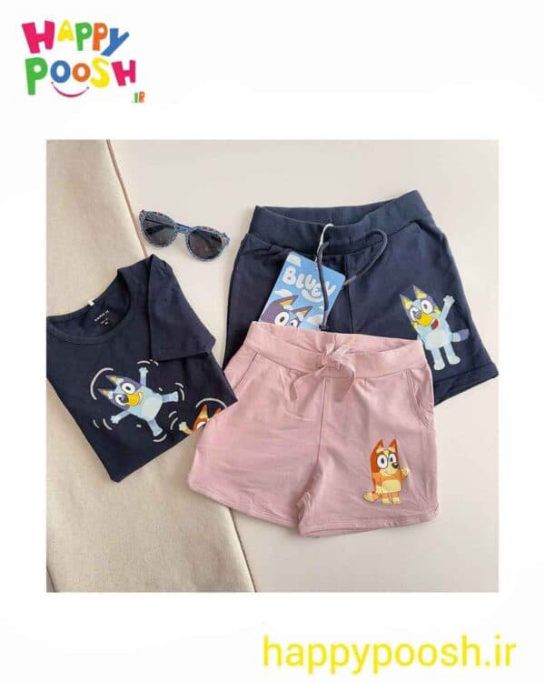 شلوارک نخی بلویی