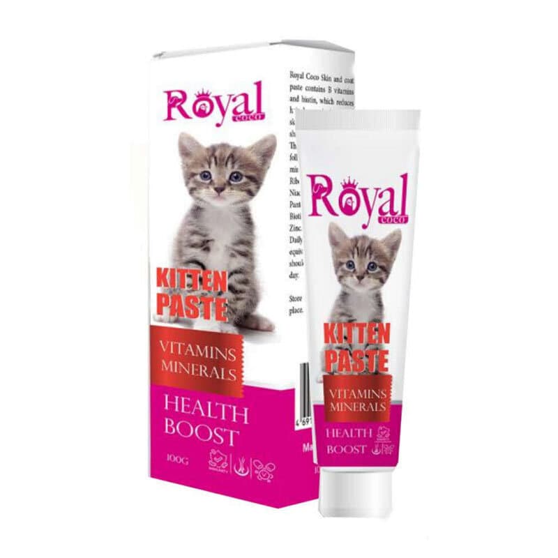 خمیرمولتی ویتامین مخصوص بچه گربه رویال کوکو وزن 100 گرم