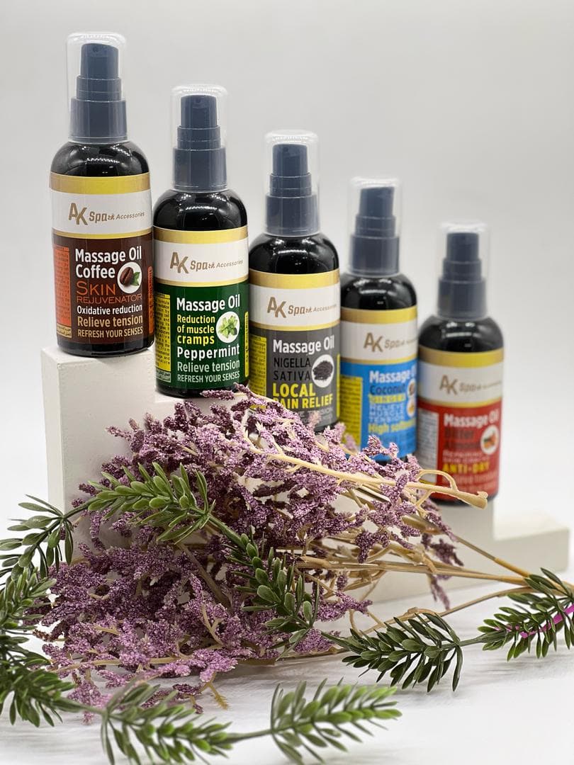 روغن ماساژ بدن حاوی عصاره قهوه تلخ 110 میل ای کا AK