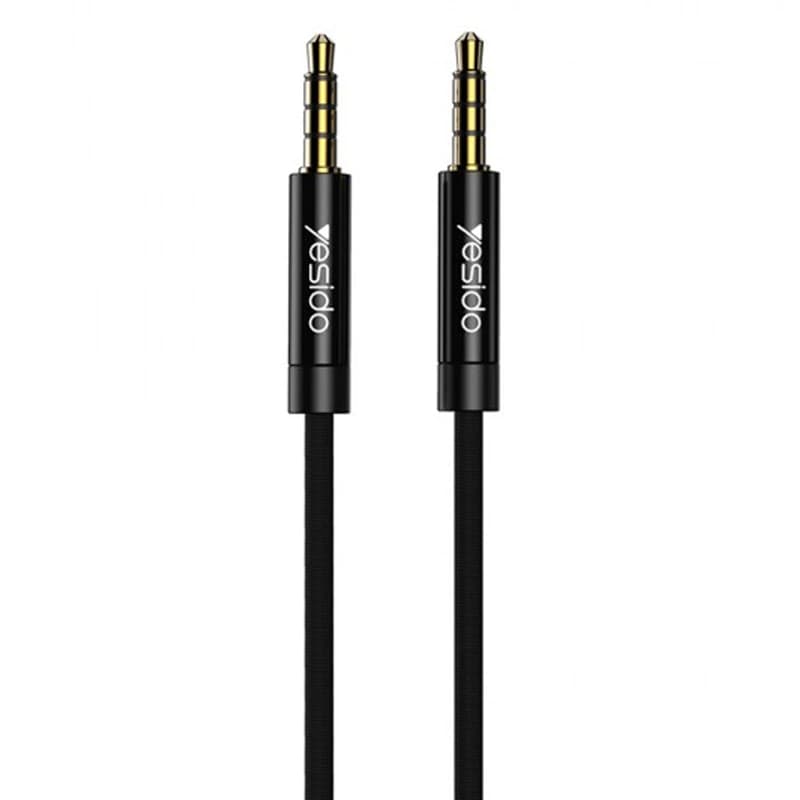 کابل AUX مدل 1 متری دو سرجک 3.5mm برند Yesido YAU14 (100% اورجینال)