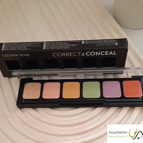 پالت ۶ رنگ کاموفلاژ گلدن رز