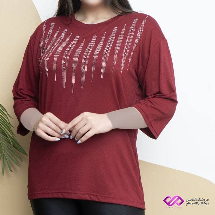 بلوز زنانه طرح عمودی