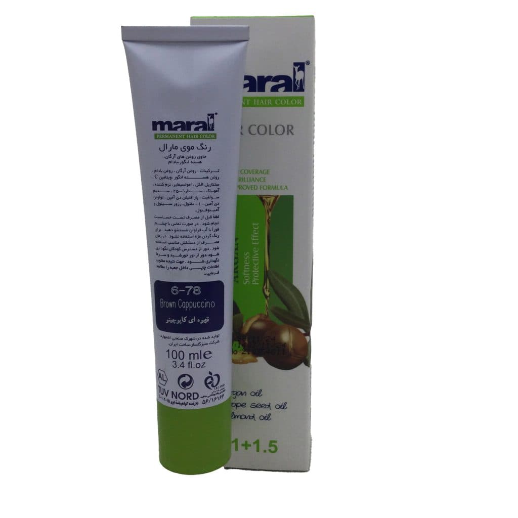 رنگ مو مارال_قهوه ای کاپوچینو6-78