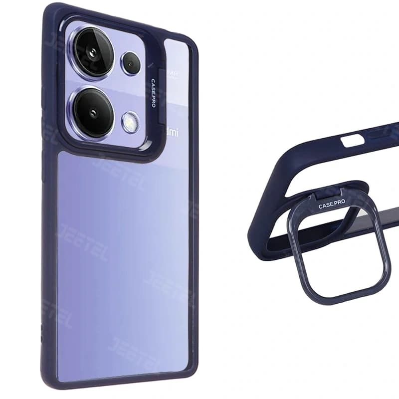 قاب گوشی پاپ لنز برای Xiaomi Redmi Note 13 Pro 4G مدل استند دار