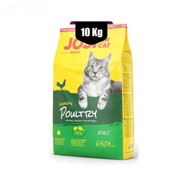 غذای خشک گربه جوسی کت با طعم مرغ Josicat Poultry وزن ۱۰ کیلوگرم