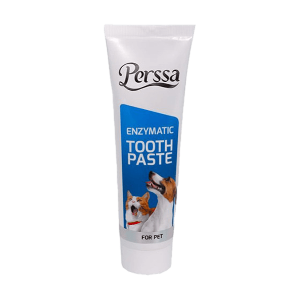 خمیر دندان سگ و گربه پرسا مدل آنزیماتیک وزن 110 گرم