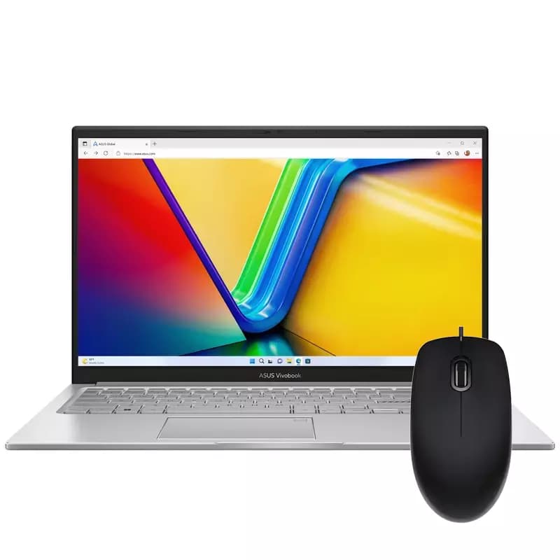 لپ تاپ ۱۵.۶ اینچی ایسوس Vivobook F1504VA i7 1355u 8GB 1TSSD به همراه ماوس