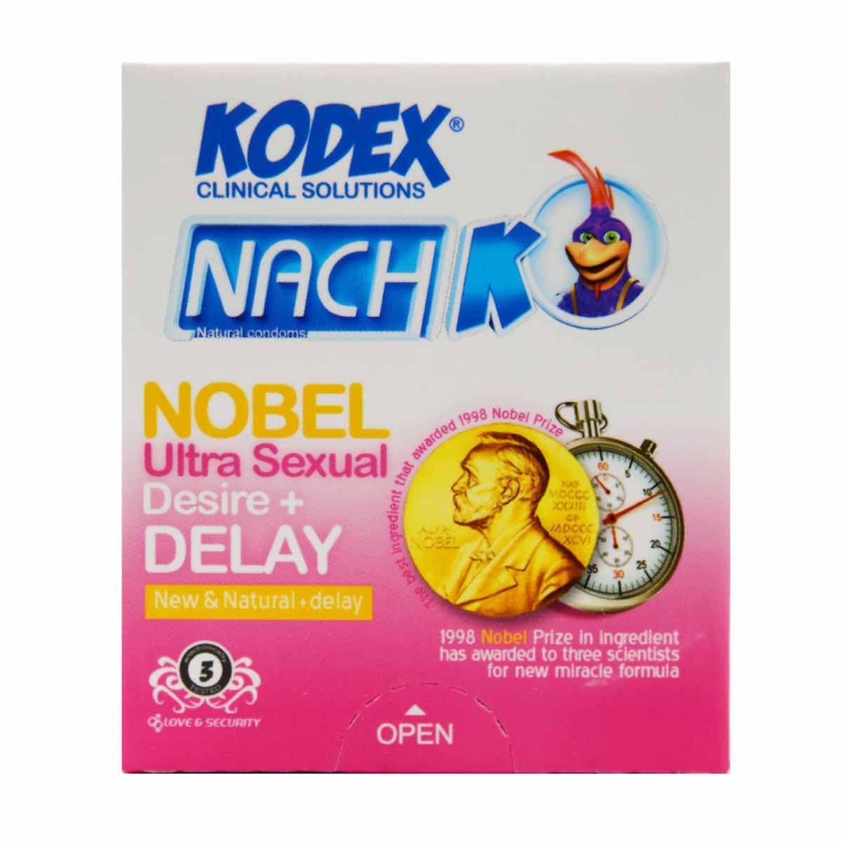 کاندوم تاخیری نوبل کدکس بسته 3 عددی
