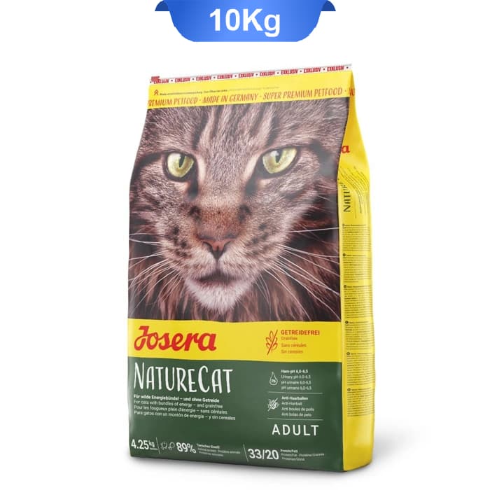 غذای خشک گربه جوسرا نیچرکت وزن 10 کیلوگرم Josera Naturecat