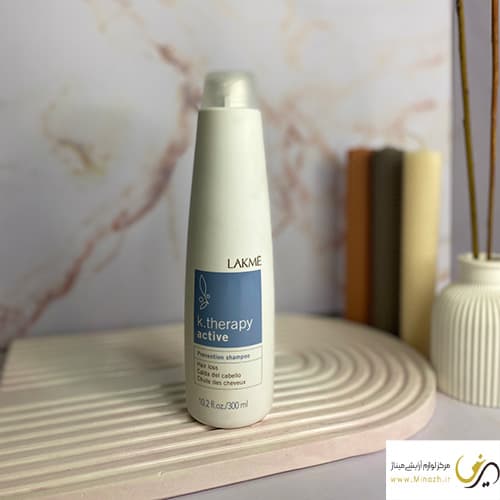 شامپو مو ضدریزش کی تراپی مدل اکتیو برند لاکمه Lakme K.Therapy Active