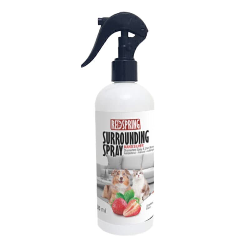 محلول ضد عفونی کننده محیط رداسپرینگ با عصاره توت فرنگی حجم 500 میلی لیتر