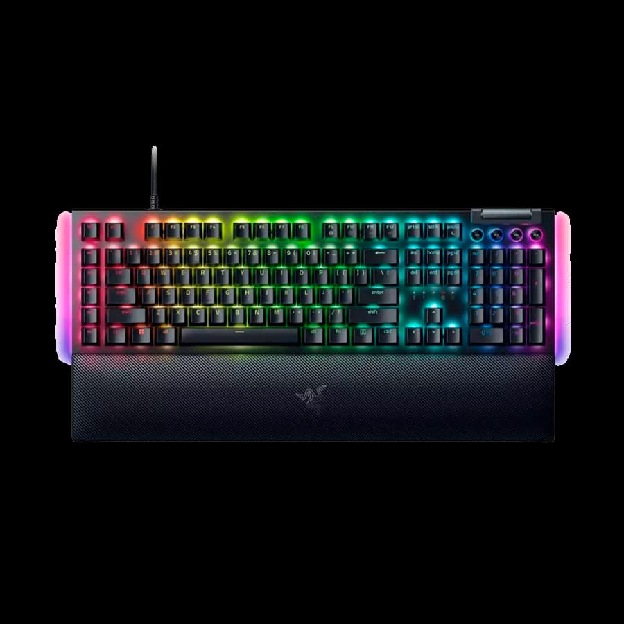 کیبورد گیمینگ مکانیکال ریزر BlackWidow V4 Green Switch