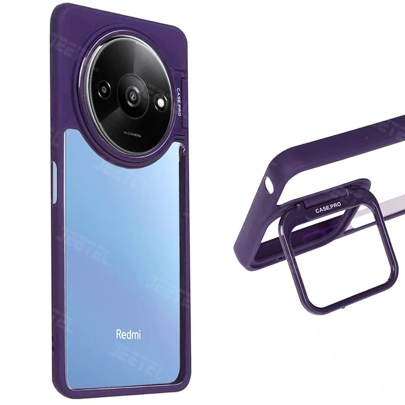 قاب گوشی پاپ لنز برای Xiaomi Redmi A3 مدل استند دار