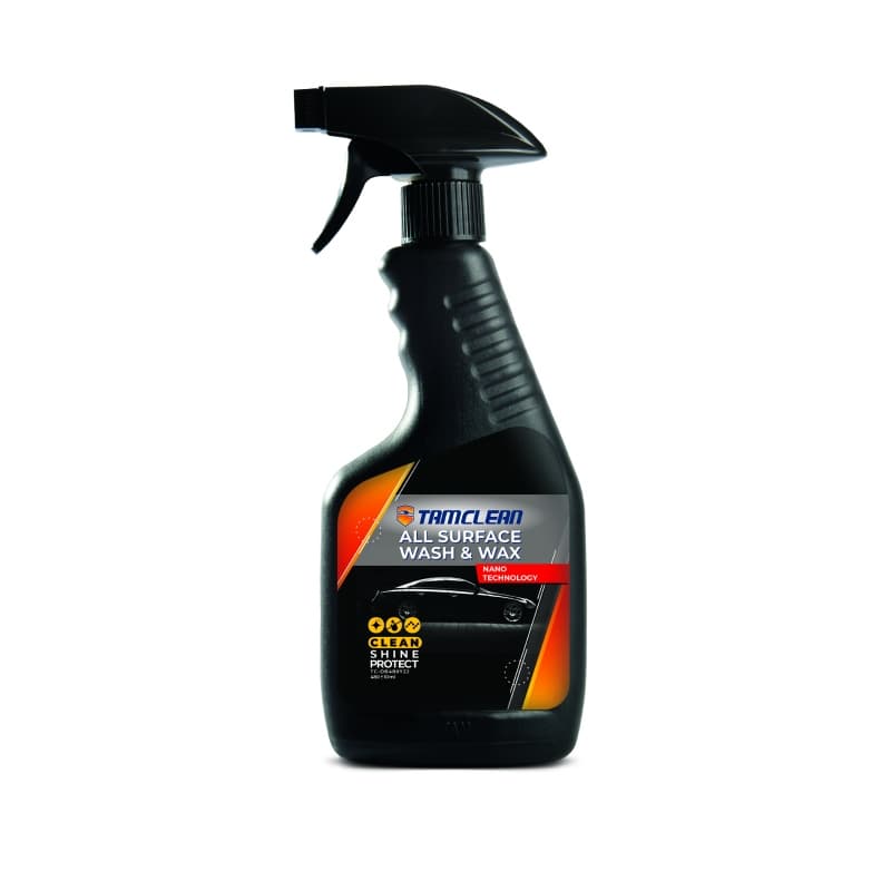 اسپری کارواش بدون آب تام کلین Tam Clean TC_DB480Y22 Wash& Wax Car