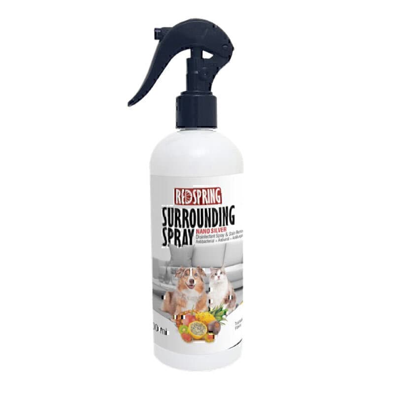 محلول ضد عفونی کننده محیط رداسپرینگ با عصاره استوایی Redspring Surrounding Spray حجم 500 میلی لیتر