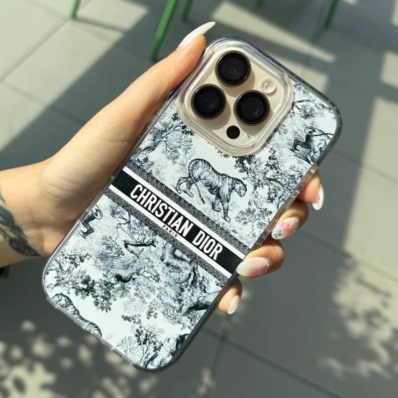 قاب گوشی آیفون کریستین دیور طرح Toile de jouy