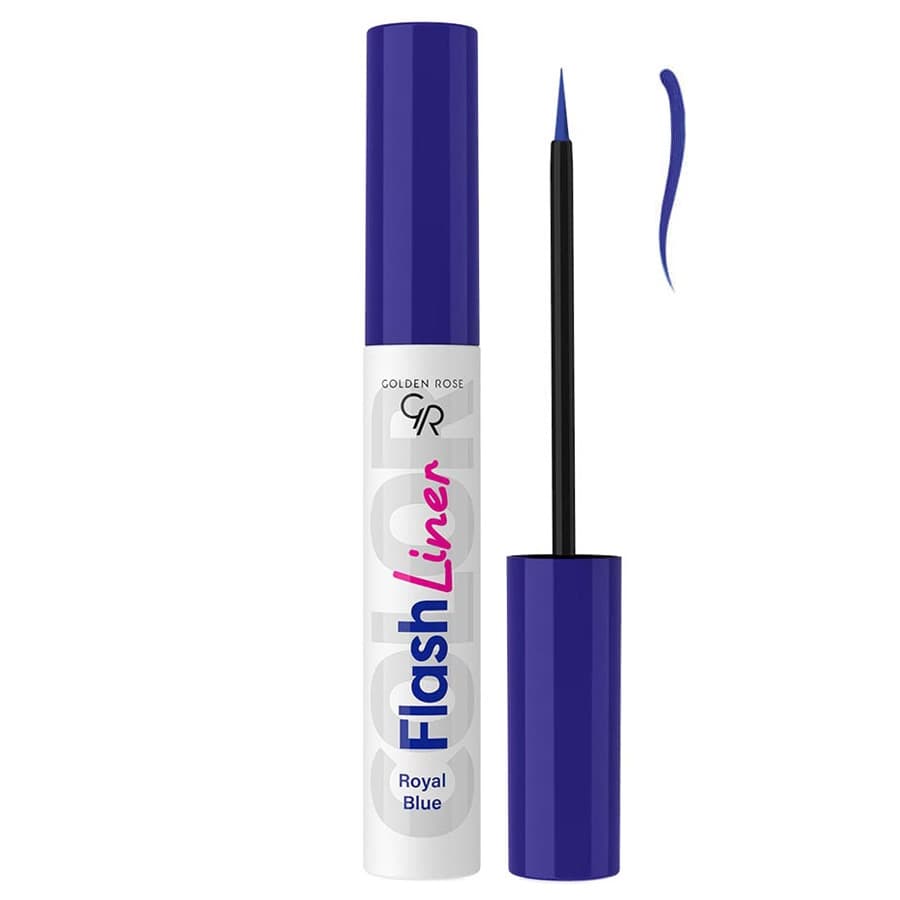 خط چشم رنگی فلش لاینر گلدن رز Royal Blue | Flash Liner Colored Eyeliner