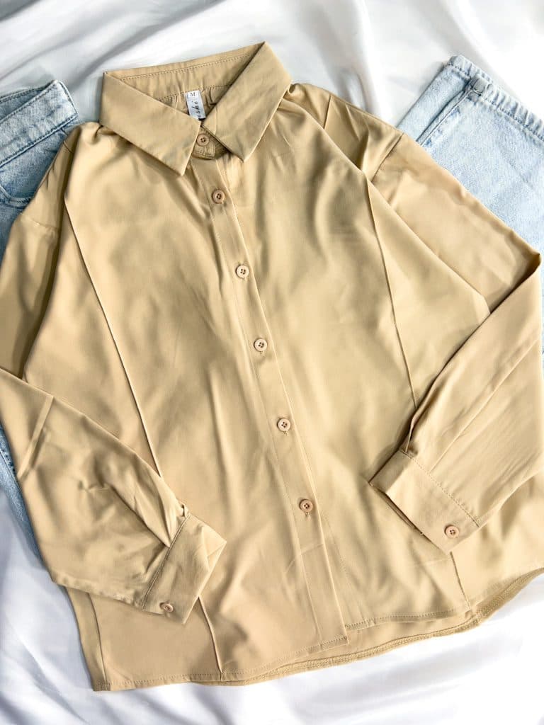 شومیز کرم دندی